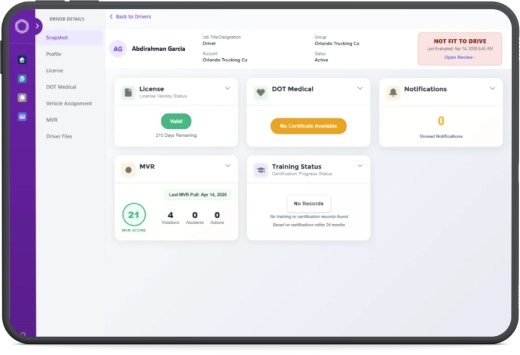 SaferFleet Technology platform